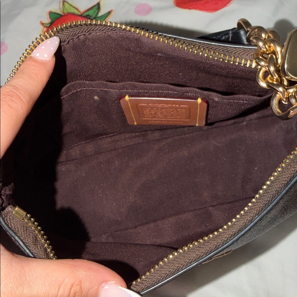 Coach Teri Shoulder Bag signature canvas - Picture 3 of 5
